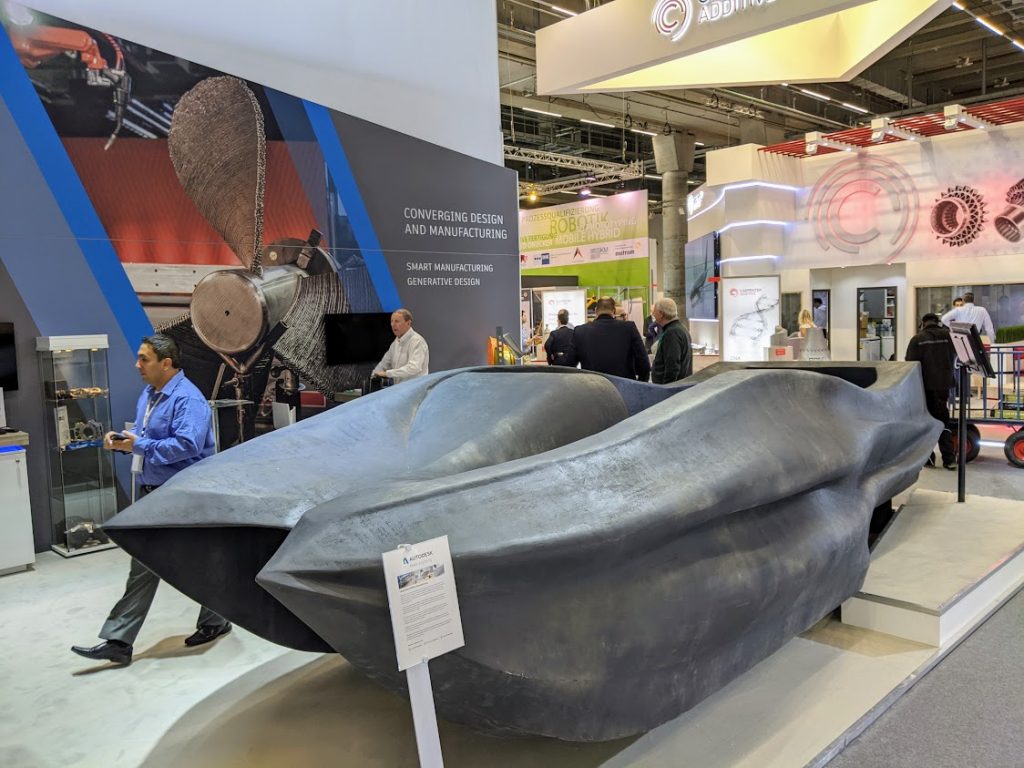 The MAMBA 3D printed boat. Photo by Michael Petch.