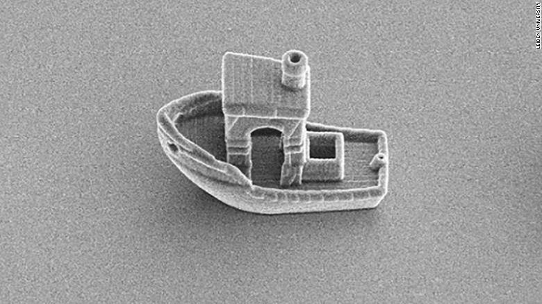 A team of physicists from Leiden University used 3D printing to produce complex microswimmers and other structures at the micron scale. Photo via Leiden University.