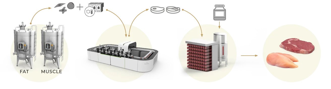 米亚奇的3D生物打印工艺。江南平台版图片来自MeaTech。