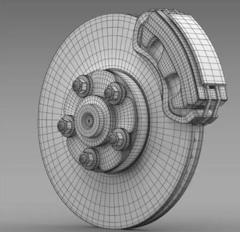 数字制动盘设计。图片来自Eplus3D。